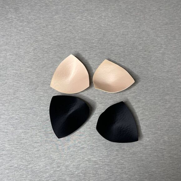 Victoria’s Secret Black & Nude Bra Pad Inserts 4 PCS. Set - Picture 2 of 3